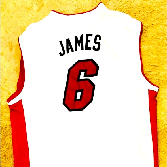 Other - Adidas Men's Miami Heat Lebron James NBA Replica Jersey.